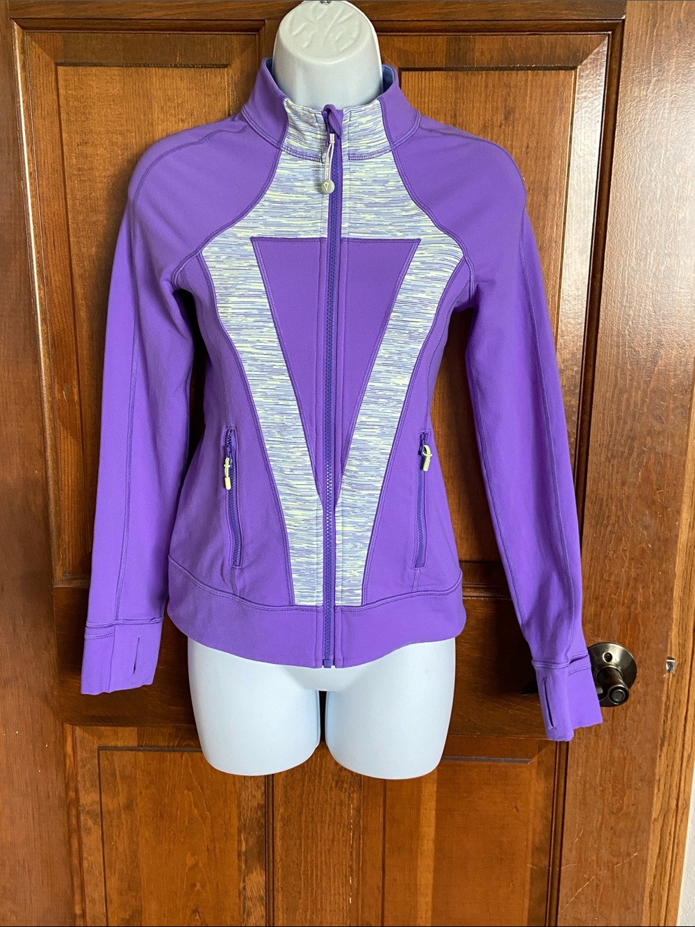 Ivivva (Lululemon) Perfect Your Practice full zip up jacket for young girls 12 - Picture 2 of 9